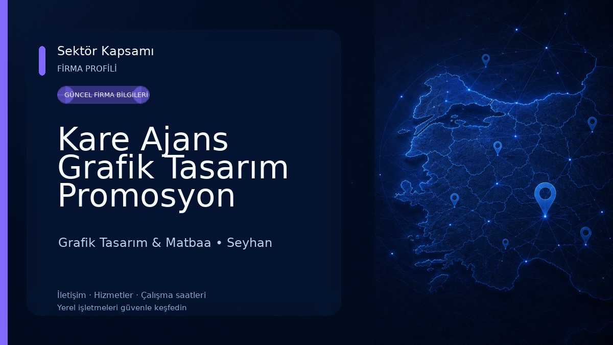 Kare Ajans Grafik Tasarım Promosyon Tanıtım Ofset ve Dijital Baskı Grafik Tasarım & Matbaa
