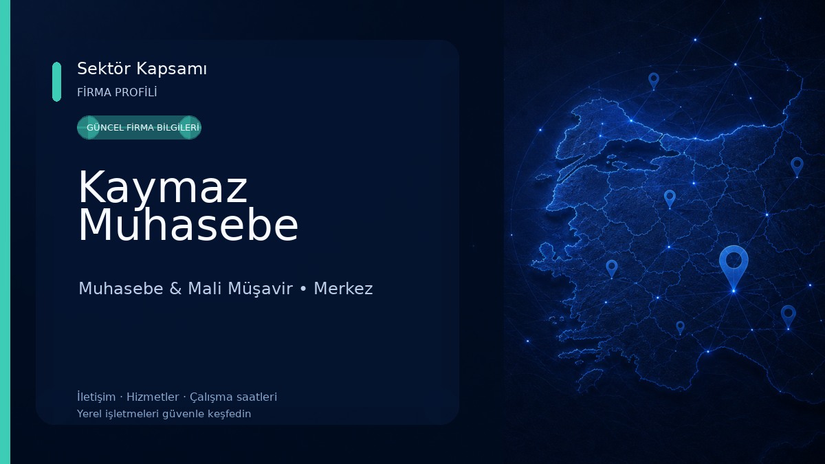 Kaymaz Muhasebe Muhasebe & Mali Müşavir