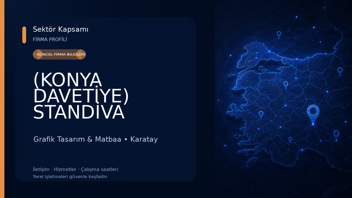 (KONYA DAVETİYE) STANDİVA REKLAM & PROMOSYON Grafik Tasarım & Matbaa