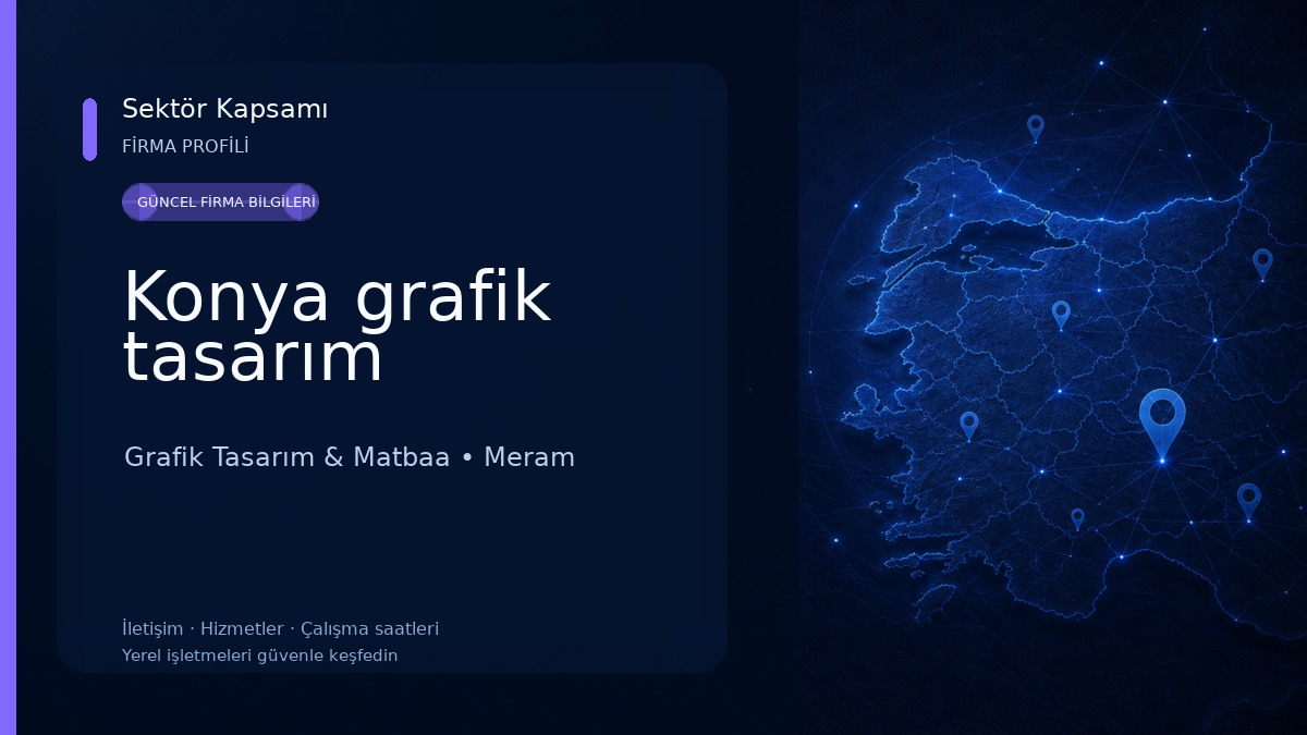 Konya grafik tasarım Grafik Tasarım & Matbaa