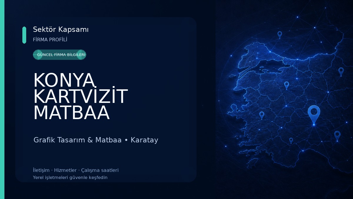 KONYA KARTVİZİT MATBAA DAVETİYE Grafik Tasarım & Matbaa