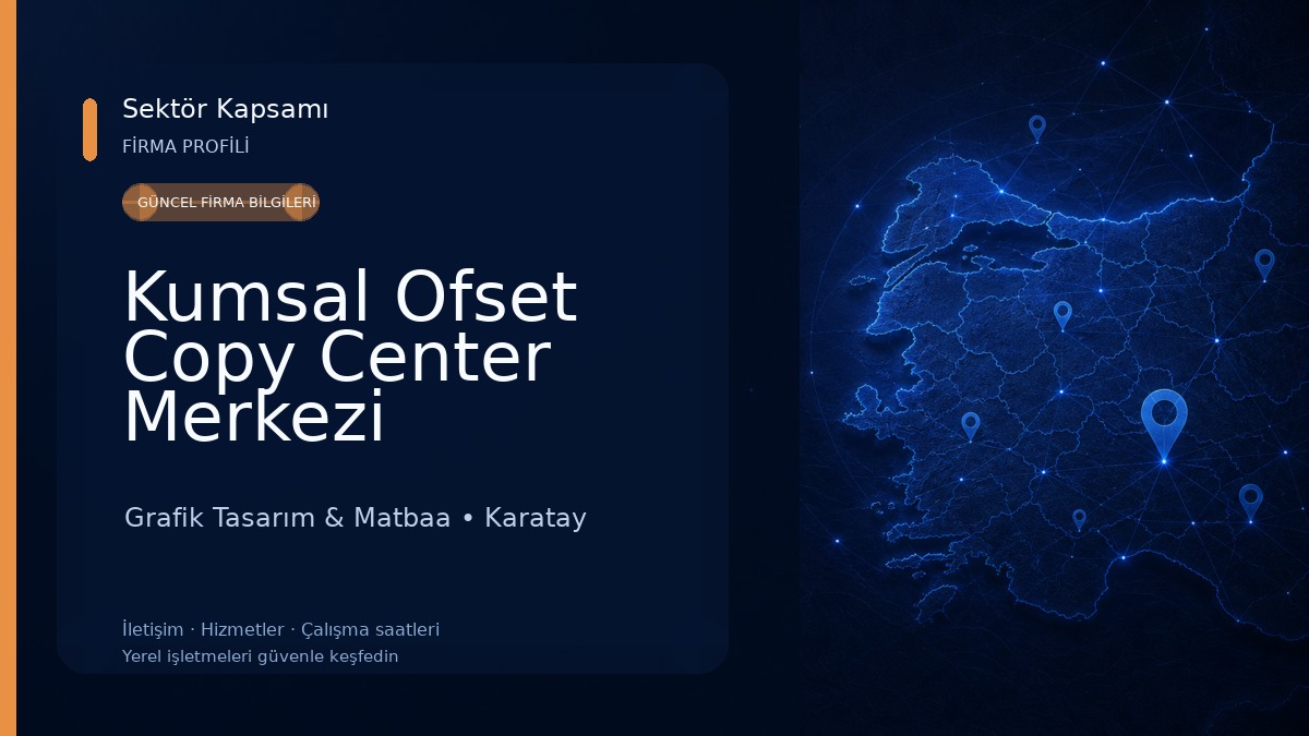 Kumsal Ofset Copy Center Merkezi 