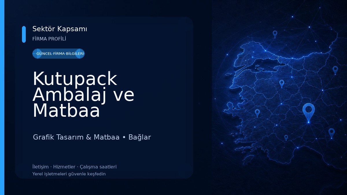 Kutupack Ambalaj ve Matbaa Grafik Tasarım & Matbaa
