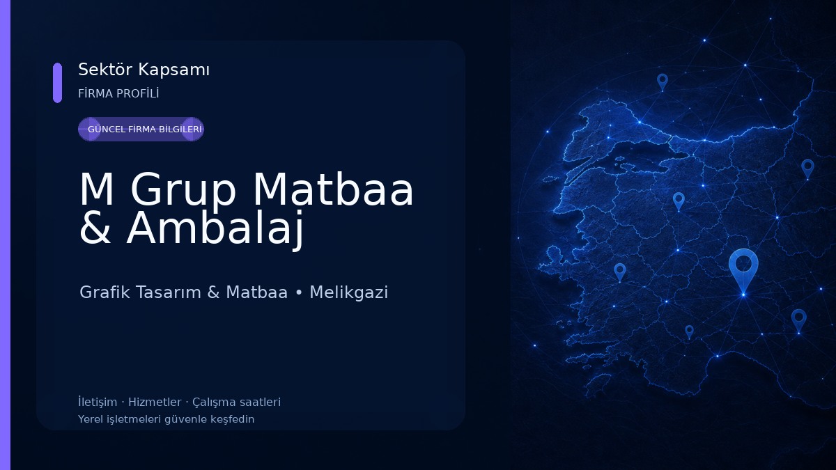 M Grup Matbaa & Ambalaj Grafik Tasarım & Matbaa