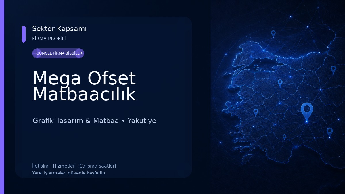 Mega Ofset Matbaacılık Grafik Tasarım & Matbaa