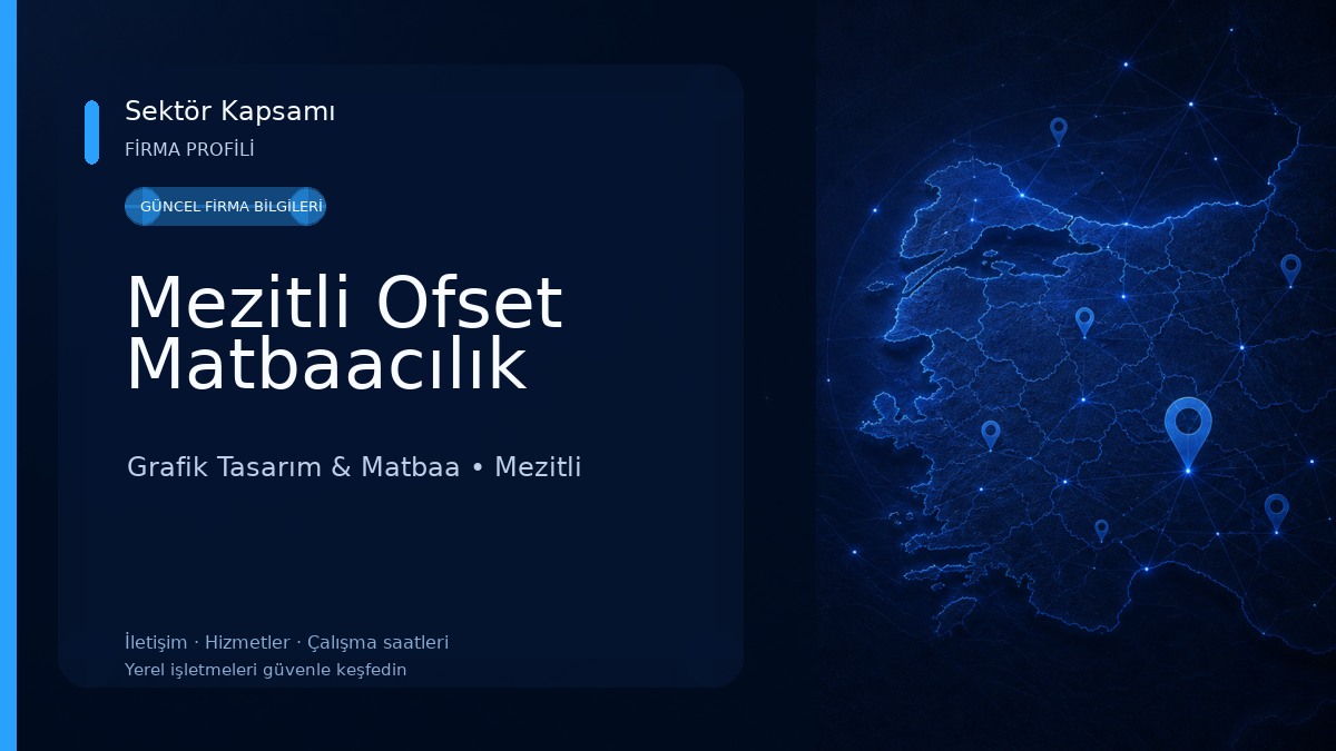 Mezitli Ofset Matbaacılık Grafik Tasarım & Matbaa