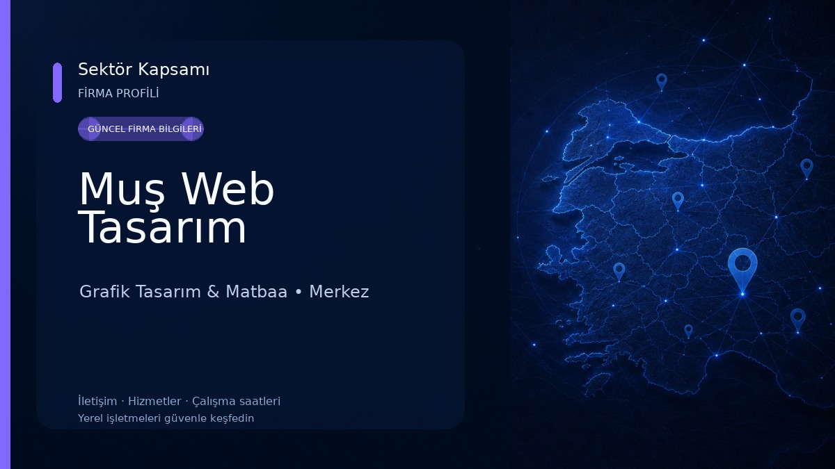 Muş Web Tasarım Grafik Tasarım & Matbaa
