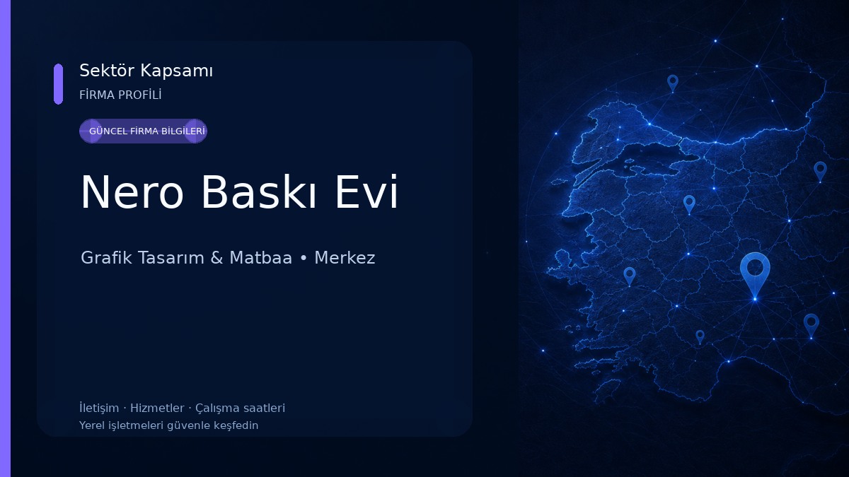 Nero Baskı Evi Grafik Tasarım & Matbaa