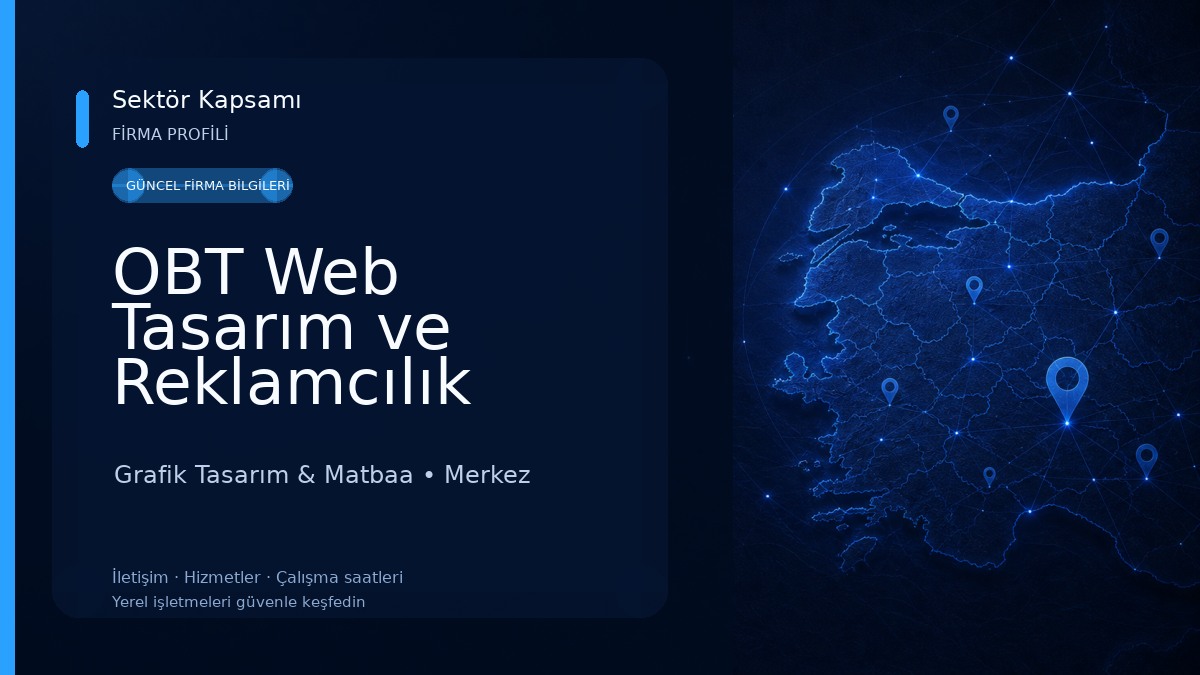 OBT Web Tasarım ve Reklamcılık Ardahan 