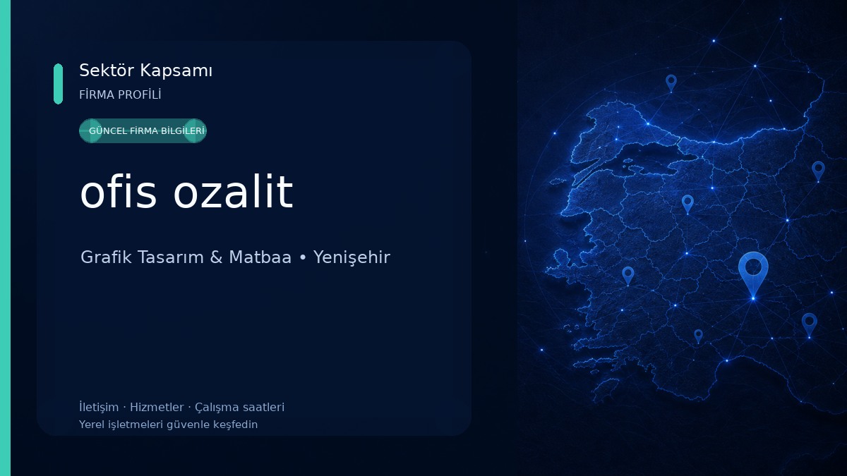 ofis ozalit Grafik Tasarım & Matbaa