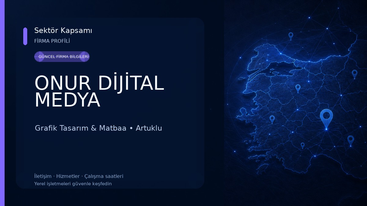 ONUR DİJİTAL MEDYA Grafik Tasarım & Matbaa