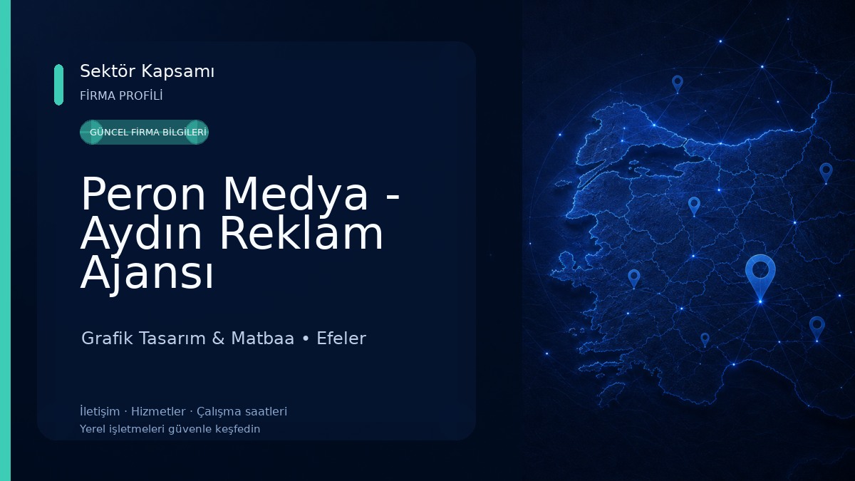 Peron Medya - Aydın Reklam Ajansı Grafik Tasarım & Matbaa