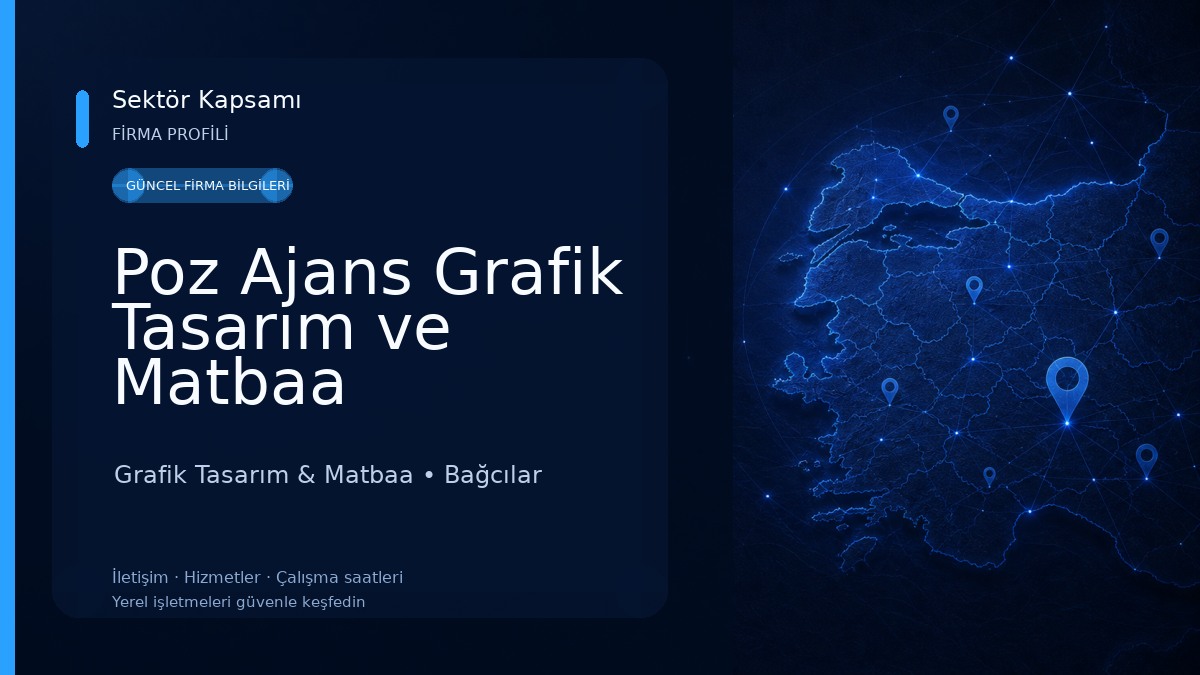 Poz Ajans Grafik Tasarım ve Matbaa Grafik Tasarım & Matbaa