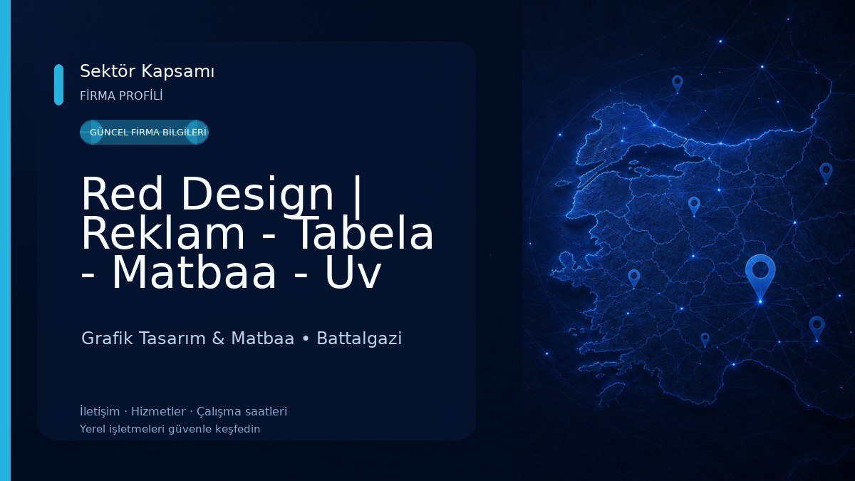 Red Design | Reklam - Tabela - Matbaa - Uv Baskı - Lazer Kesim Grafik Tasarım & Matbaa