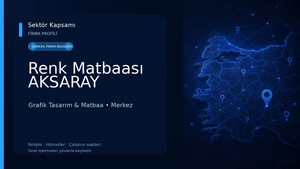 Renk Matbaası AKSARAY
