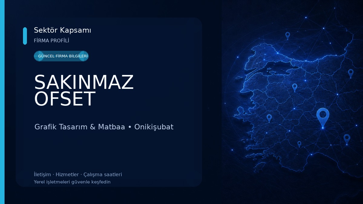 SAKINMAZ OFSET Grafik Tasarım & Matbaa
