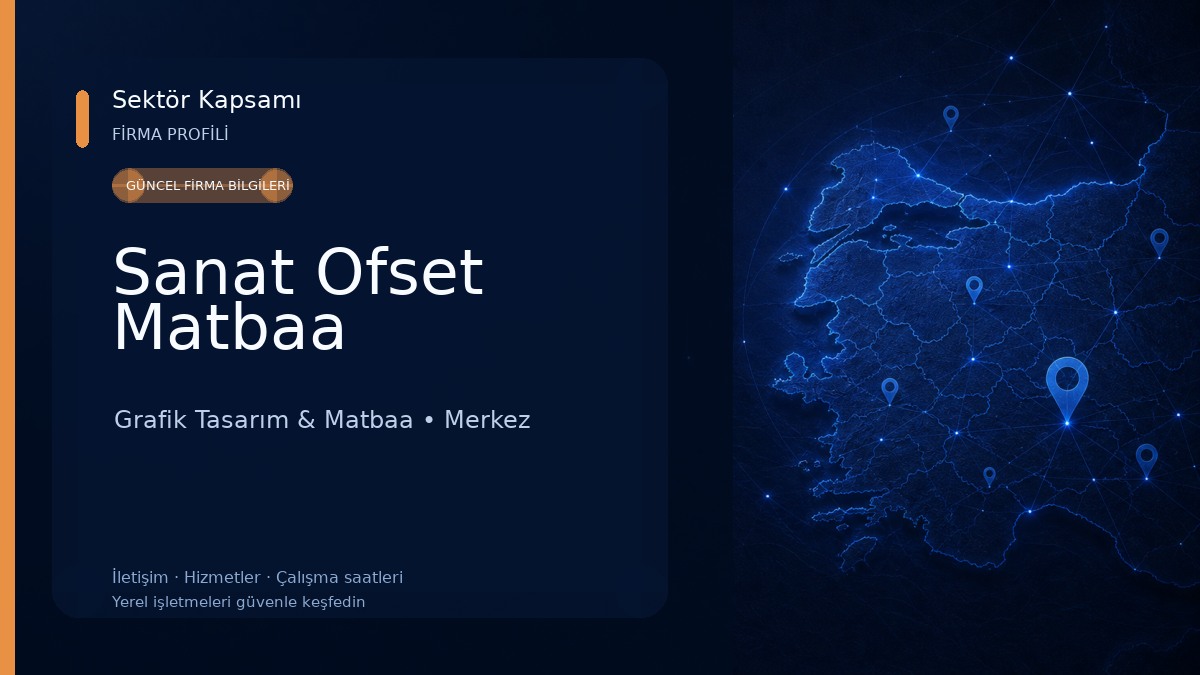 Sanat Ofset Matbaa Grafik Tasarım & Matbaa