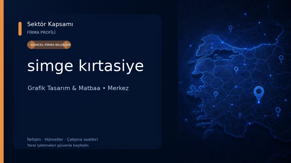 simge kırtasiye Grafik Tasarım & Matbaa