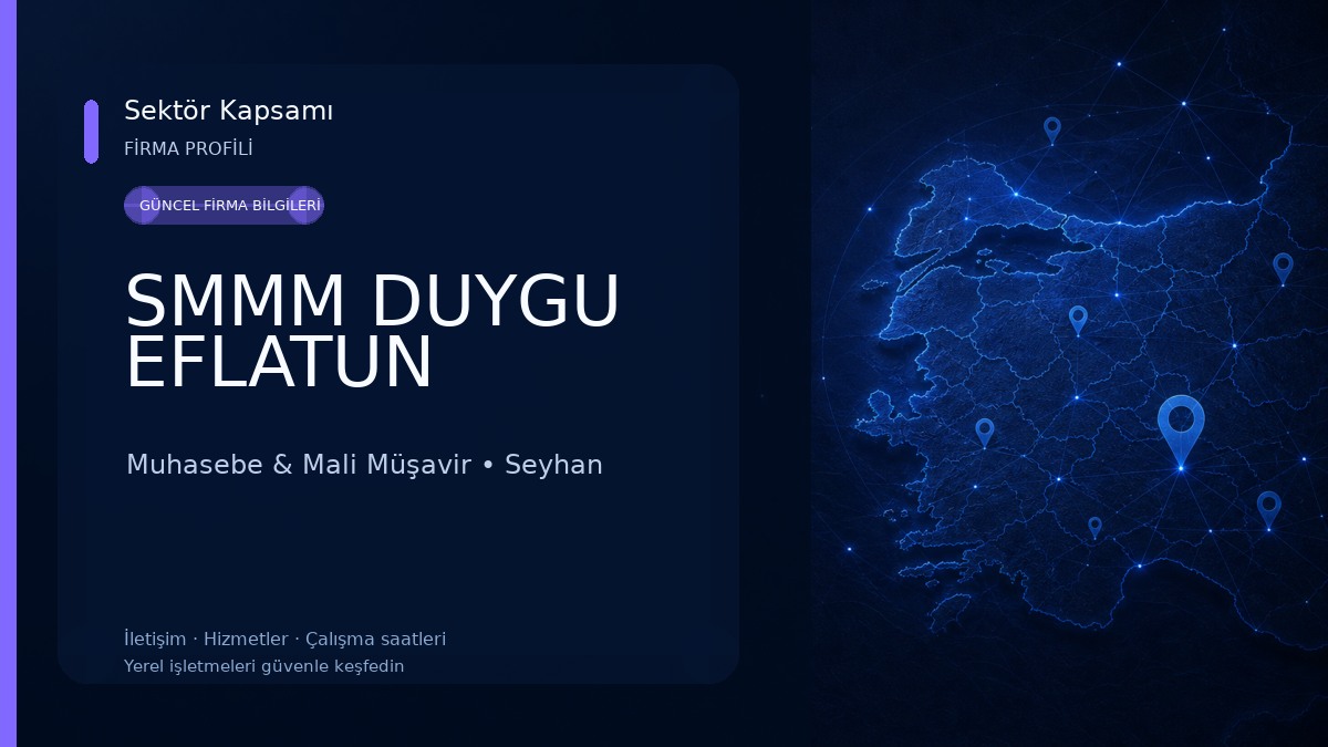 SMMM DUYGU EFLATUN Muhasebe & Mali Müşavir