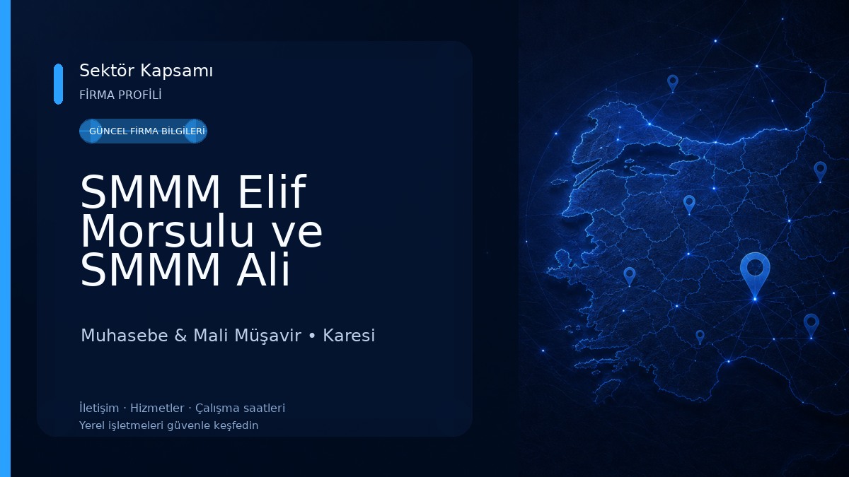 SMMM Elif Morsulu ve SMMM Ali Osman Eser