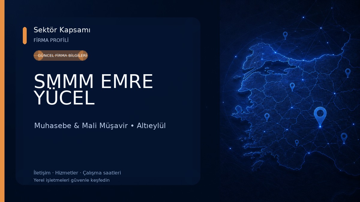 SMMM EMRE YÜCEL Muhasebe & Mali Müşavir