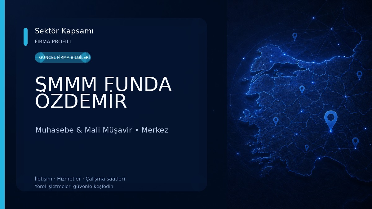SMMM FUNDA ÖZDEMİR Muhasebe & Mali Müşavir