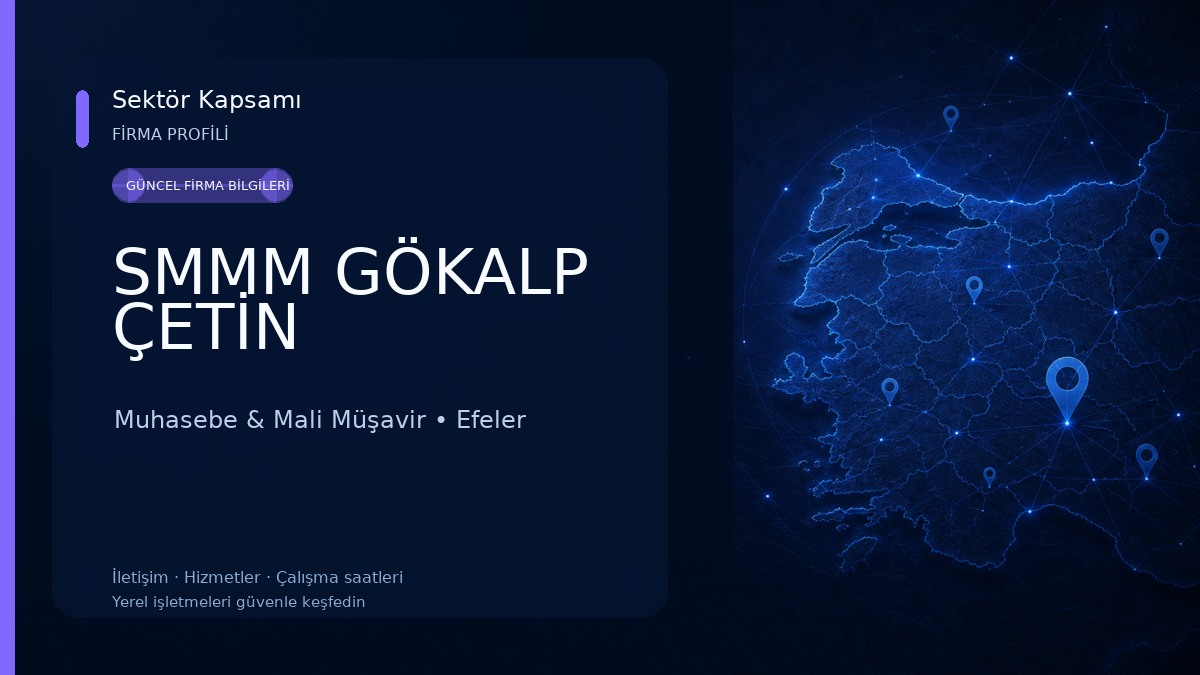 SMMM GÖKALP ÇETİN Muhasebe & Mali Müşavir