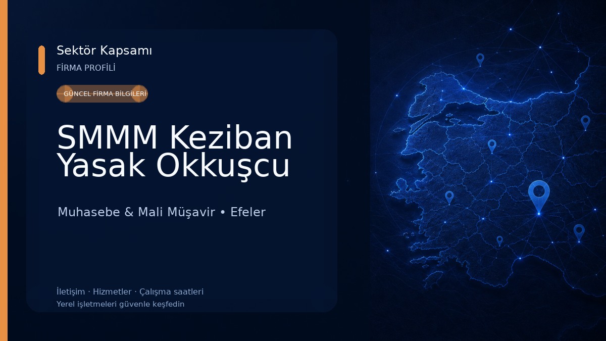SMMM Keziban Yasak Okkuşcu Muhasebe & Mali Müşavir