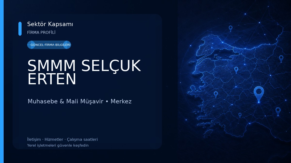SMMM SELÇUK ERTEN Muhasebe & Mali Müşavir