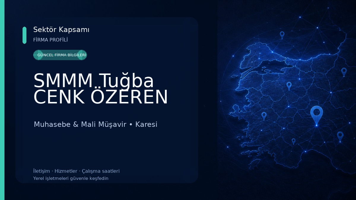 SMMM Tuğba CENK ÖZEREN
