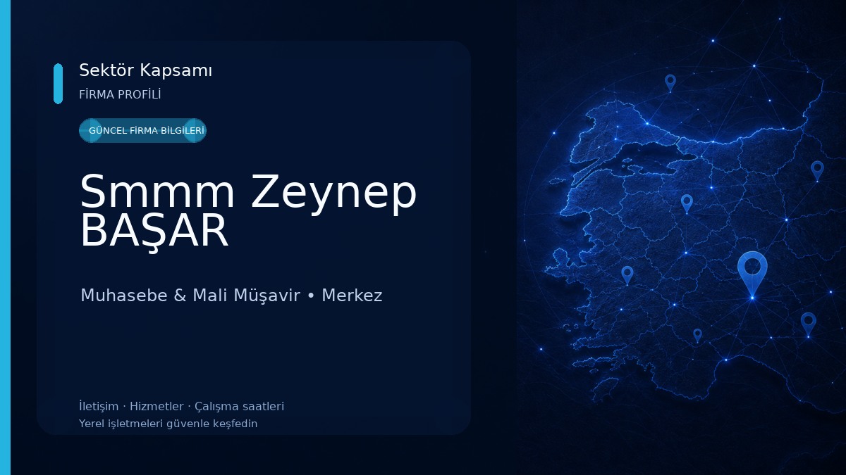Smmm Zeynep BAŞAR Muhasebe & Mali Müşavir