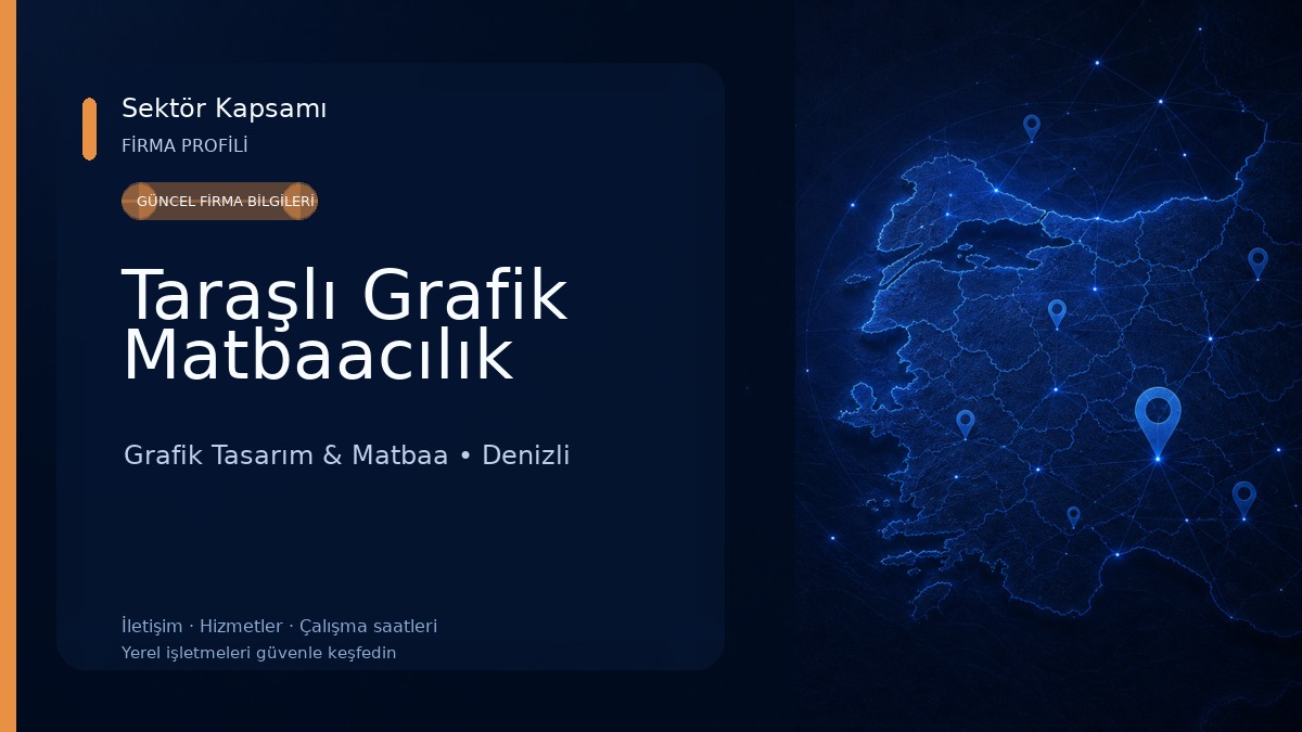 Taraşlı Grafik Matbaacılık Grafik Tasarım & Matbaa