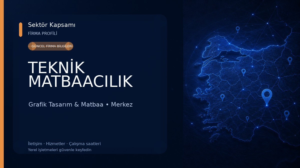 TEKNİK MATBAACILIK