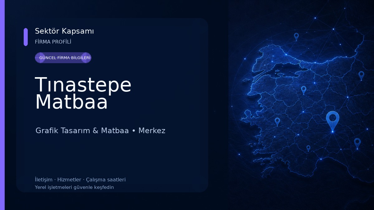 Tınastepe Matbaa Grafik Tasarım & Matbaa