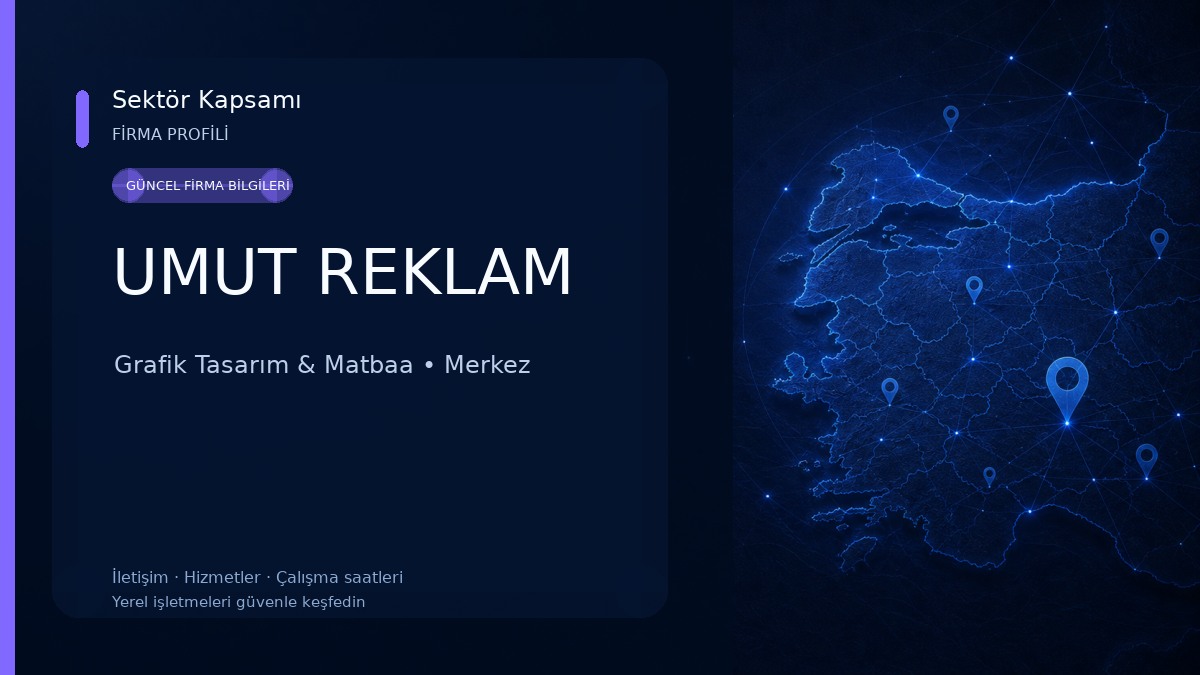 UMUT REKLAM Grafik Tasarım & Matbaa