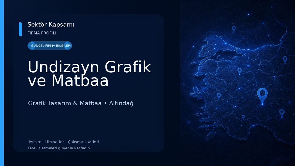 Undizayn Grafik ve Matbaa Grafik Tasarım & Matbaa