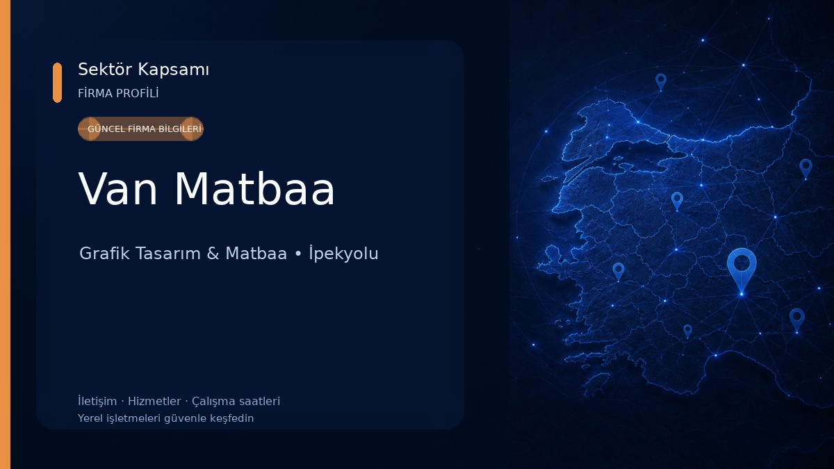 Van Matbaa Grafik Tasarım & Matbaa