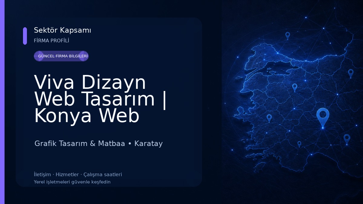Viva Dizayn Web Tasarım | Konya Web Tasarım Grafik Tasarım & Matbaa