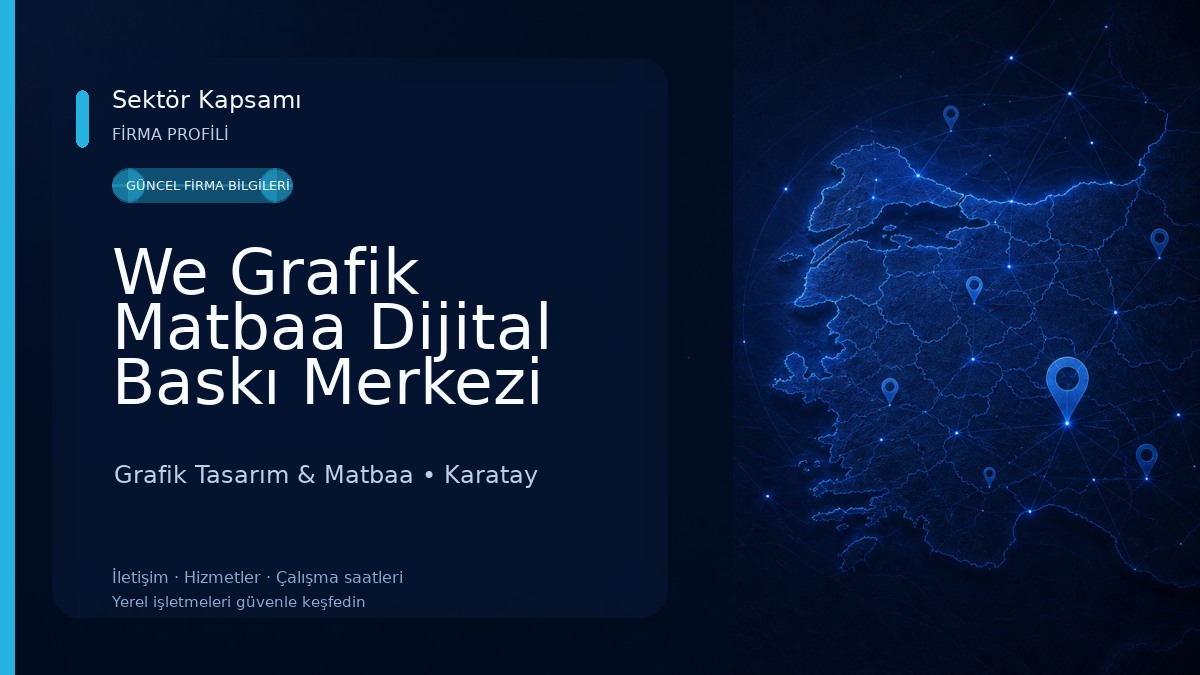 We Grafik Matbaa Dijital Baskı Merkezi Grafik Tasarım & Matbaa