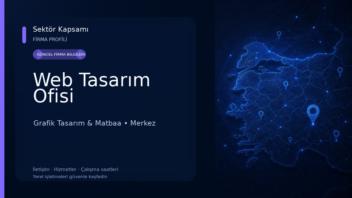 Web Tasarım Ofisi Grafik Tasarım & Matbaa