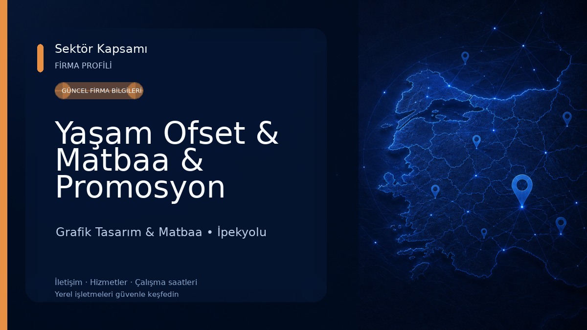 Yaşam Ofset & Matbaa & Promosyon Grafik Tasarım & Matbaa