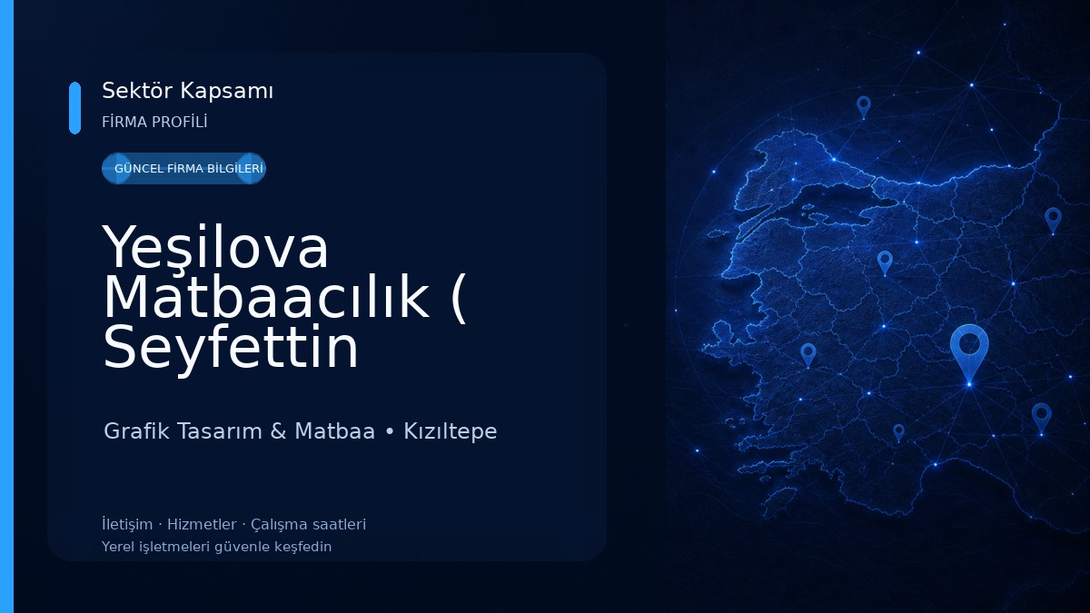 Yeşilova Matbaacılık ( Seyfettin SAĞLAM ) 