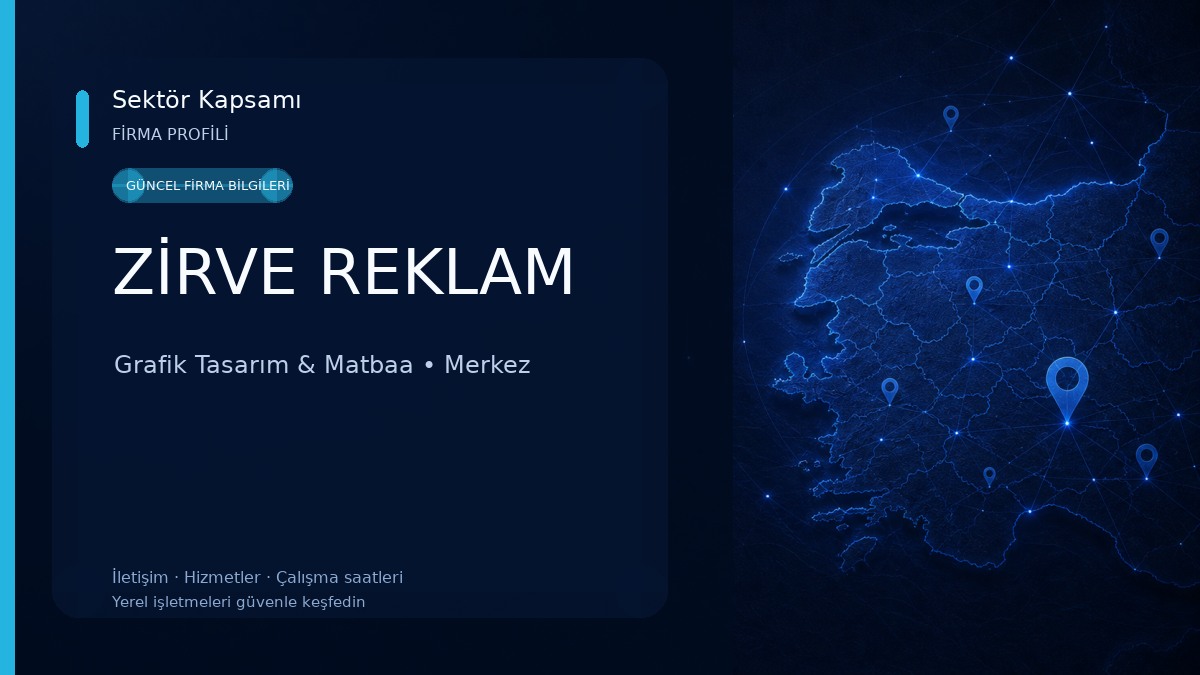 ZİRVE REKLAM Grafik Tasarım & Matbaa