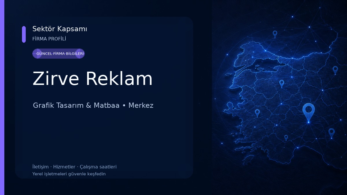 Zirve Reklam Grafik Tasarım & Matbaa